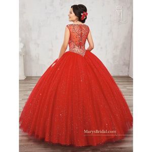 Red Mary's Size 8 Ball gown dress